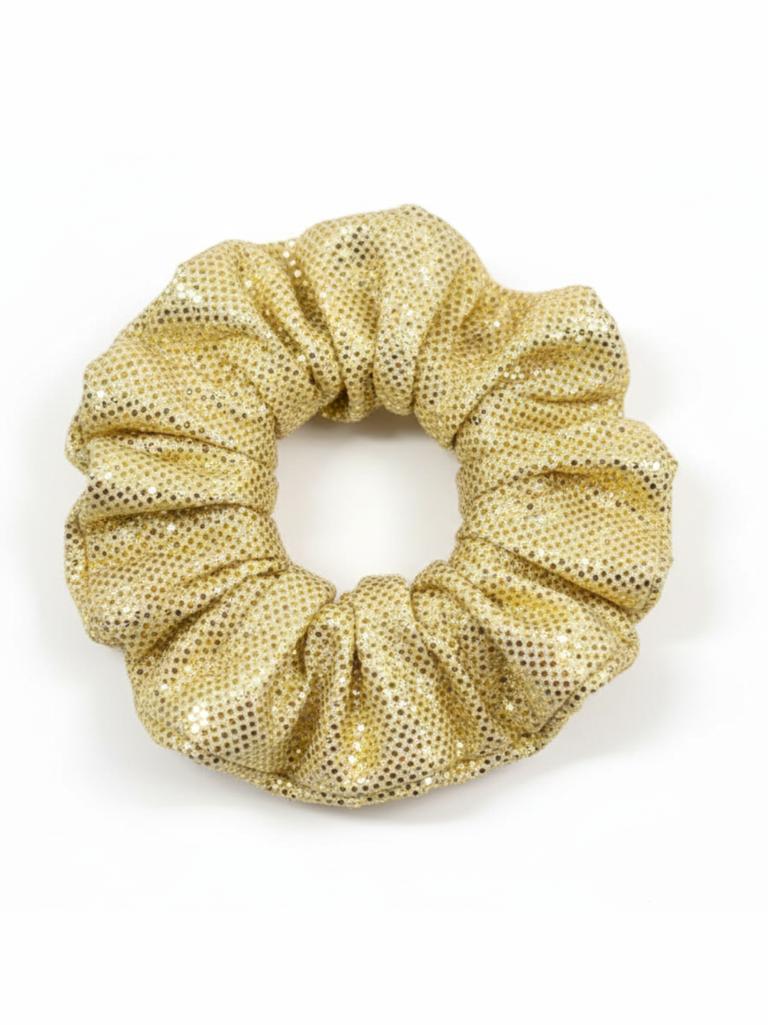 Trendy Pleated Fabric Hair Scrunchie For Girls
