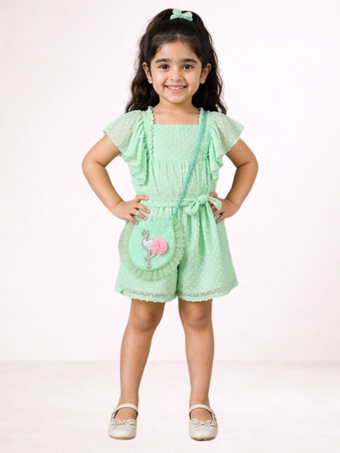 Girls Designer Georgette Solid Party Wear Dress
