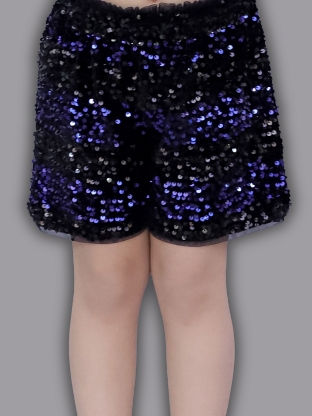 Girls Trendy 3D Sequins Work Shorts
