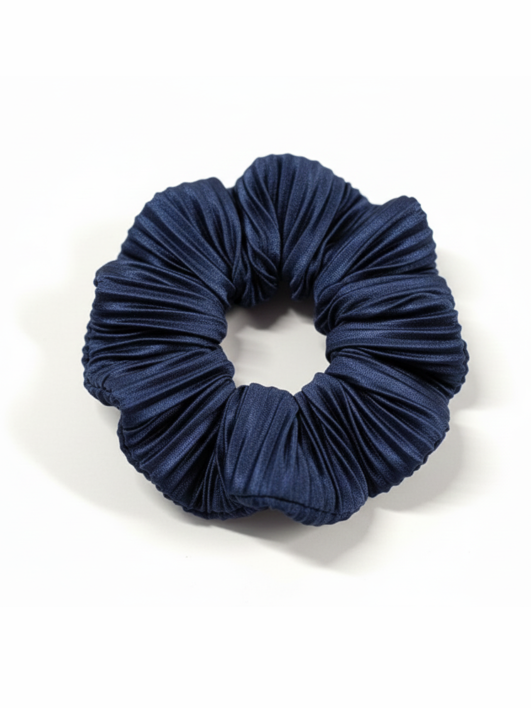 Retro Girls Stylish Pleated Fabric Hair Scrunchie