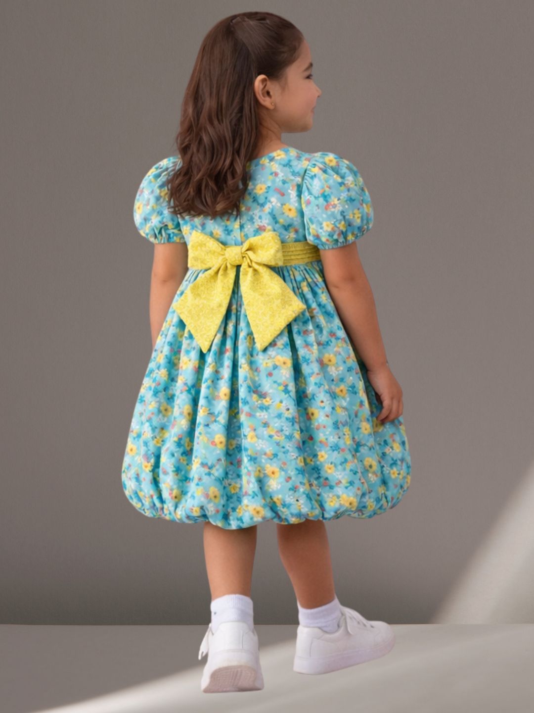 Kids Stylish Cotton Printed Casual Dress