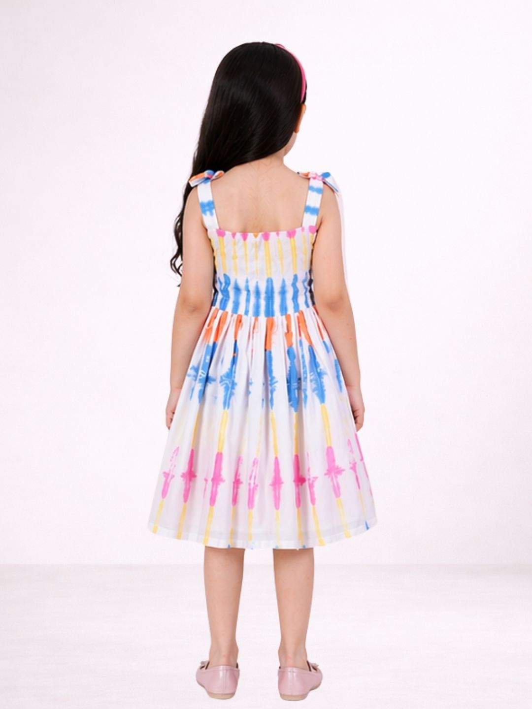 Girls Premium Cotton Sleeveless Party Dress