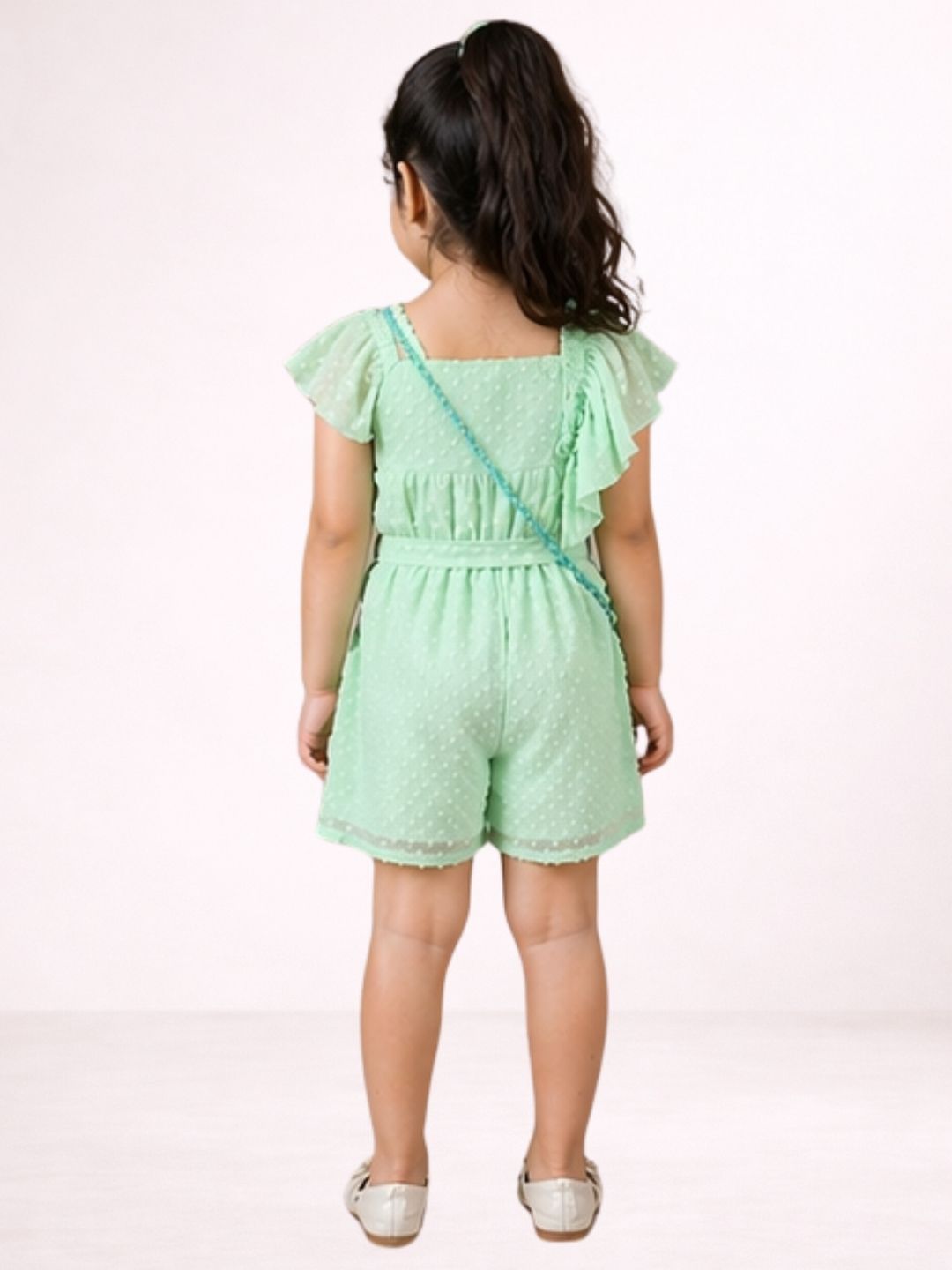 Girls Designer Georgette Solid Party Wear Dress