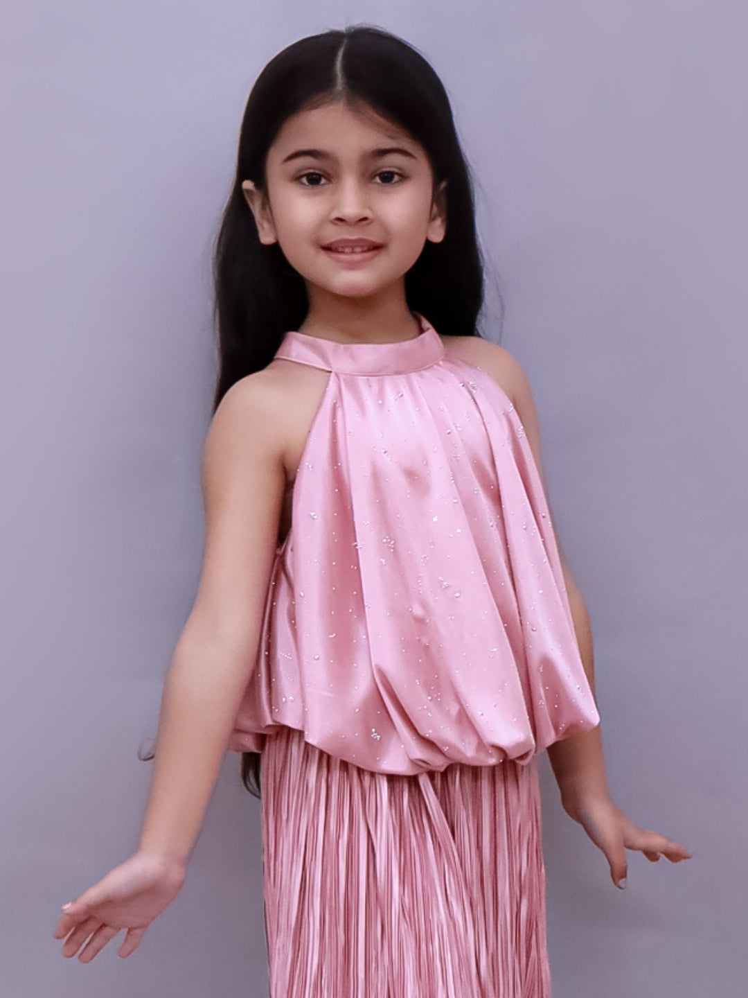 Girls Premium Balloon Style Knit Top