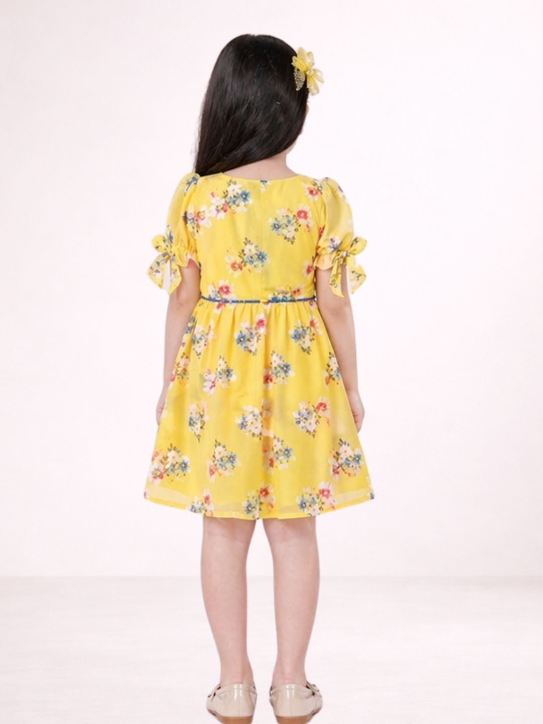 Girls Premium Georgette Printed Party Wear Dress