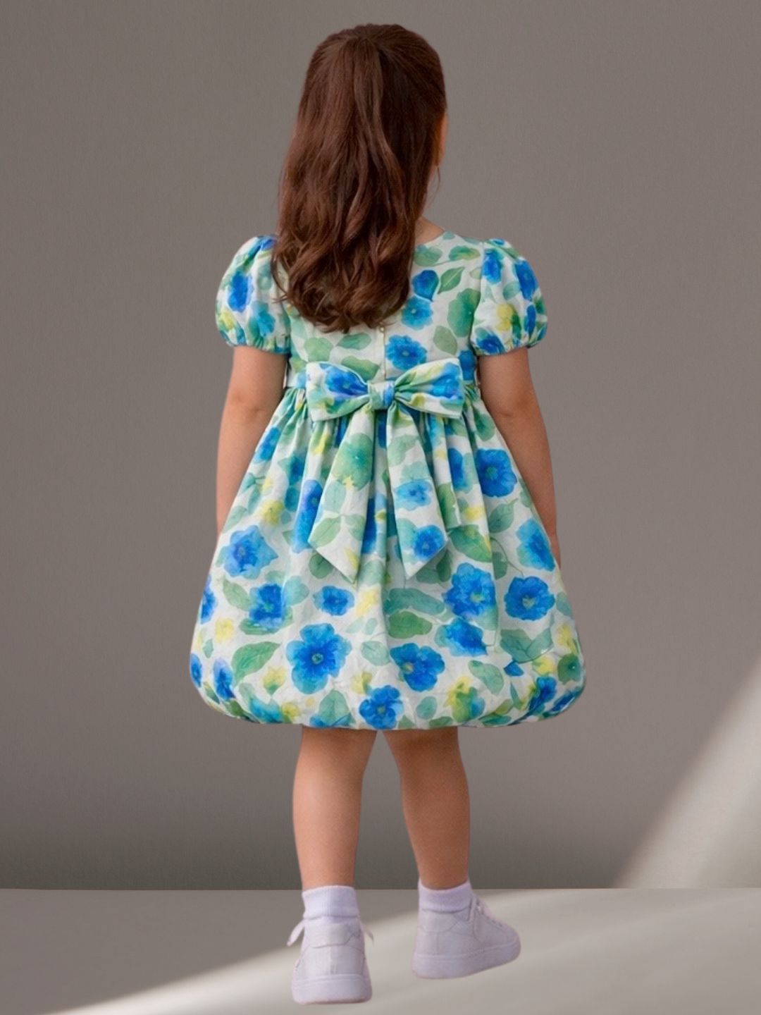 Girls Premium Cotton Half Sleeve Party Dress